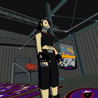 Selecting Cube, from ‘Jet Set Radio’ on the Dreamcast. Cube Jet Set Radio, Tab Jet Set Radio, Cel Shading, Jet Set Radio, Paul Dano, Cherry Limeade, Get Funky, Drawing Stuff, Martin Luther