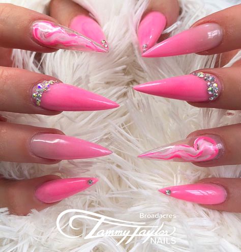 Hybrid Gel Nails, Taylor Nails, Free Nails, Nexgen Nails, Stilleto Nails Designs, Tammy Taylor Nails, Tammy Taylor, Pink Acrylic, Acrylic Gel