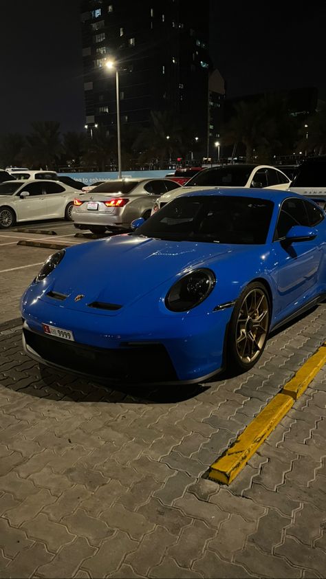 blue porsche uae dubai abu dhabi cars porsche Porsche Fake Story, Abu Dhabi Aesthetic, Blue Porsche, Cars Porsche, Aesthetic Cars, Dubai Cars, Car Plates, Ferrari Car, Blue Car