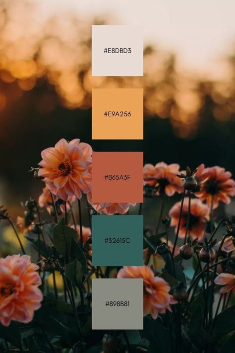 Teal Orange Gold Color Palette, Desert Sunset Color Palette, Blanket Colors, Sunset Color Palette, Wedding Color Pallet, Color Design Inspiration, Hex Color Palette, Gold Color Palettes, Paint Color Inspiration