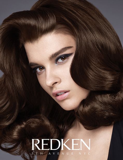 Introducing Redken’s Chromatics Ultra Rich Cityscape Collection - News - Modern Salon Redken Chromatics, Crystal Renn, Redken Hair Products, Redken Color, Hot Hair Colors, Hair Color For Women, Hair Skin Nails, Brunette Hair, Hair Dos