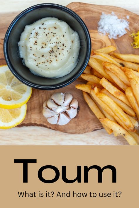 That the heck is Toum, and how do you use it? #toum #lebanese #vegan #plantbased #sauce Toum Garlic Sauce Uses, Toum Garlic Sauce, Toum Recipe, Lebanese Garlic Sauce, Veggie Dip, Pasta Sauces, Vegan Cookbook, What The Heck, Honey Garlic