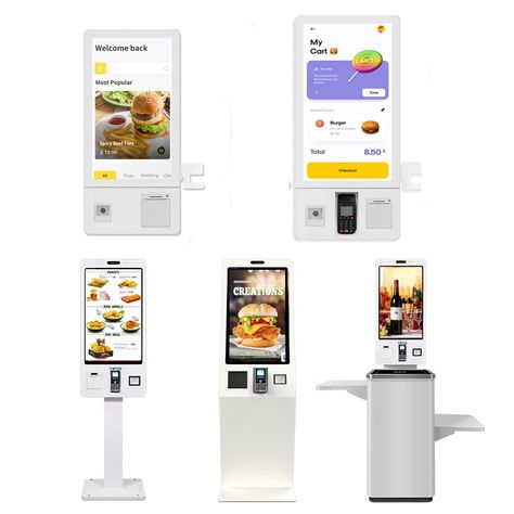 Restaurant shop self-service registration ordering checkout supermarket android pos NFC ticket cash register kiosk manufacturer Self Registration, Food Kiosk, Cash Register, Order Food, Self Service, Digital Signage, Restaurant Recipes, Kiosk, Graphic Card