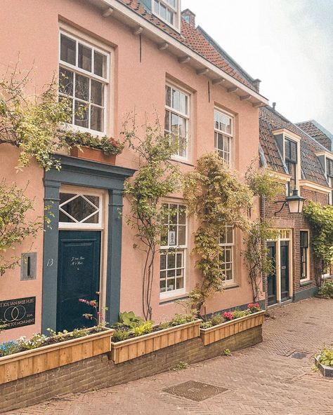 ✰ K E L L Y ✰ on Instagram: “Oh hiiii future house 😍🏠 @etiennnnee • • • • •  #weekend #weekendvibes #pinkhouse #pink #house #instalike #bestoftheday #instapic…” Pink Brick House, Brick House Pink Door, The Pink House Coraline, Pink Suburban House, Primrose Hill London Houses, Pink Dollhouse Exterior, Honey Pink, Primrose Hill, Pink House