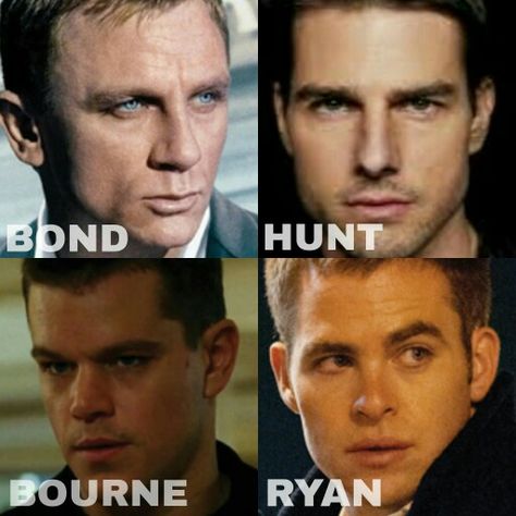 James Bond/007, Ethan Hunt of Mission Impossible, Jason Bourne, or Jack Ryan/CIA Acting DDI ...Who is the your favorite? Jason Bourne Wallpaper, Sarahcore Aesthetic, Ethan Hunt Mission Impossible, Tom Clancy's Jack Ryan, Ethan Hunt, Jack Ryan, Movie Videos, Manly Things, Jason Bourne