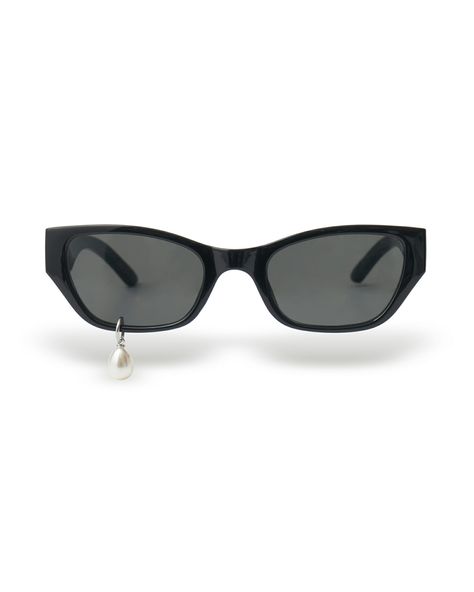 Pearl Tear Cat-Eye Sunglasses (Black) Pearl Sunglasses, Real Fashion, Pearl Beach, Black Cat Eye Sunglasses, Buy List, Acetate Sunglasses, Cat Eye Glasses, Ted Talks, Silver Screen