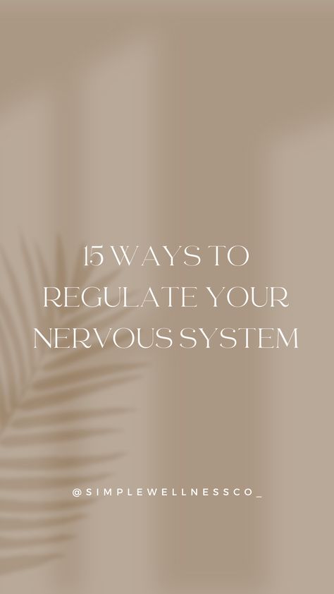 Regulate Your Nervous System, Limbic System, Health Signs, Vagus Nerve, Neurological Disorders, Hormone Health, Relaxation Techniques, Mental And Emotional Health, Emotional Health