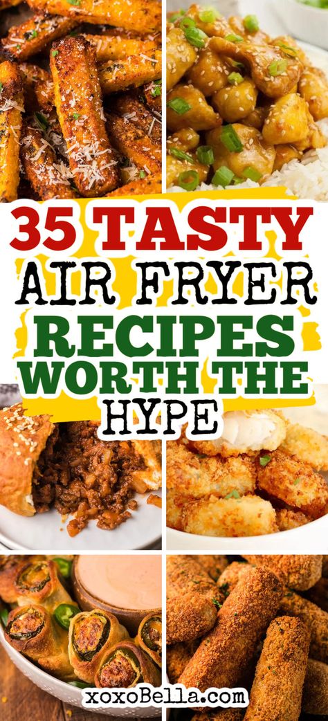 Excellent air fryer recipes to make on repeat Bacon Wrapped Cheeseburger, Delicious Air Fryer Recipes, Keto Fried Chicken, Air Fryer Baked Potato, Pasta Chips, Air Fryer Recipe, Stuffed Jalapenos With Bacon, Cheesy Bacon, Best Comfort Food