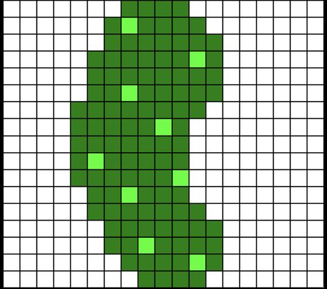 Pickle Cross Stitch Pattern, Pickle Cross Stitch, Christmas Perler Beads Easy, Pickle Perler Bead Pattern, Pickle Art, Artsy Projects, Melt Beads, Socks Ideas, Melt Beads Patterns