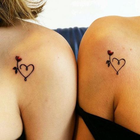 Cute Best Friend Tattoos, Matching Bff Tattoos, Matching Friend Tattoos, Tattoo Placements, Matching Best Friend Tattoos, Bestie Tattoo, Matching Sister Tattoos, Epic Tattoo, Shape Tattoo