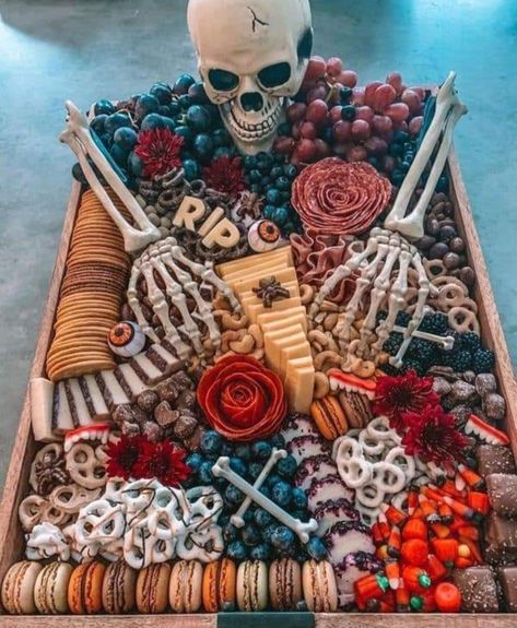 Spooky One First Birthday Food Ideas, Halloween Birthday Snacks, Spooky One First Birthday Food, First Birthday Food Ideas, Halloween Charcuterie Board Ideas, First Birthday Food, Spooky One First Birthday, Birthday Food Ideas, Halloween Charcuterie Board