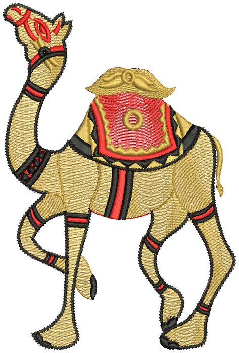 Creative Embroidery Ideas, Figure Embroidery Design, Camel Embroidery, Figure Embroidery, Digital Art Logo, Camels Art, Free Machine Embroidery Designs Patterns, Peacock Embroidery Designs, Birds Embroidery Designs