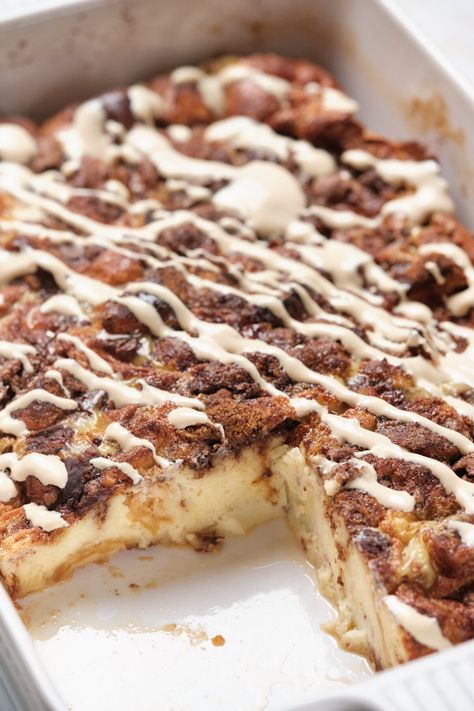 Cinnamon Roll French Toast Egg Bake Oh Snap Macros, French Toast Toppings, Macro Friendly Breakfast, Macro Breakfast, Cinnamon Roll Frosting, Macros Recipes, Protein French Toast, Toast Egg, Macro Friendly Meals