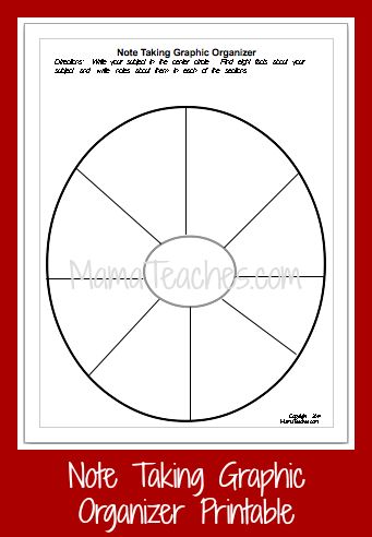 Note taking graphic organizer printable freebie Note Taking High School, High School Organization, Printables Freebies, Graphic Organizer, Organization Printables, Taking Notes, Outdoor Quotes, Study Skills, Teaching Writing