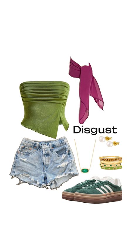 Disgust Outfit Ideas, Disgust Outfit, Inside Out Disgust, Spirit Week, Formal Wear, Inside Out, Outfit Inspirations, My Style, Halloween