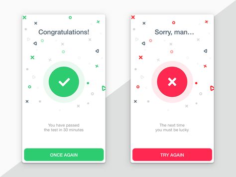 #Daily UI #011 - Success/Error flash message Ui Design Principles, Ui Design Mobile, Success Message, Mobile Ux, Ui Design Dashboard, Card Ui, Mobile App Design Inspiration, App Interface Design, Daily Ui