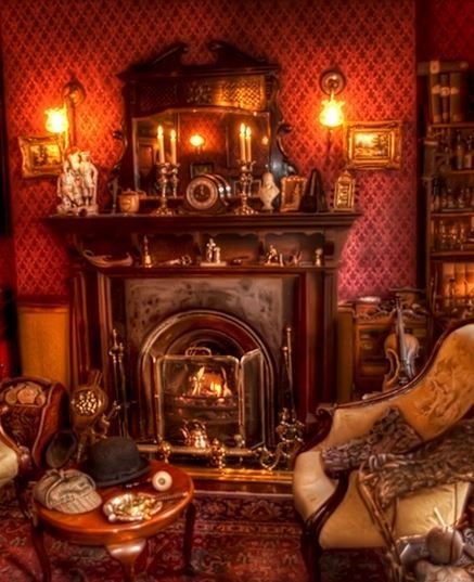 The castle parlor, love the fireplace, walls, everything really! Victorian Rooms, Florida Interior Design, Victorian Parlor, Fireplace Shelves, Victorian Home Decor, Victorian Interior, Victorian Interiors, 카페 인테리어 디자인, Victorian Furniture