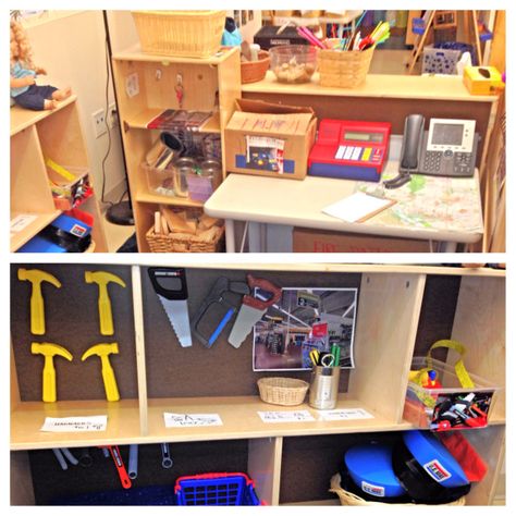 Hardware Store Dramatic Play, Store Dramatic Play, Teacher Board, Imagination Station, K Crafts, Preschool Craft, Teacher Boards, Dramatic Play Centers, Reggio Inspired