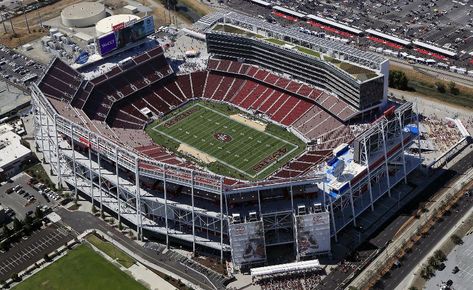 levis-stadium-santa-clara-california Nfl Football Stadium, One Direction Tickets, Ivan Rakitic, Santa Clara California, San Francisco Travel Guide, Levi Stadium, Nfl Stadiums, Baseball Park, Great America