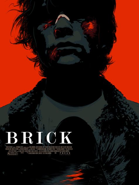 Brick by Matt Taylor, via Behance - Art Curator & Art Adviser. I am targeting the most exceptional art! See Catalog @ http://www.BusaccaGallery.com Matt Taylor, Mondo Posters, Poster Grafico, Indie Movie Posters, Rian Johnson, Movie Streaming, Movie Posters Design, Indie Movies, Art Poster Design