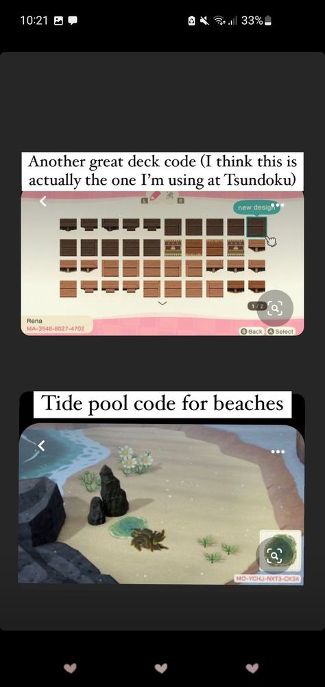 Acnh Beach Deck Code, Acnh Harbor Design Codes, Animal Crossing Deck Code, Acnh Tide Pool, Acnh Deck Design Code, Acnh Countryside, Animal Crossing Fish, Reset Ideas, Acnh Spring