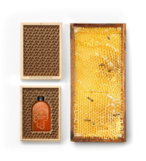 Honey Packaging Design, Thailand Market, Honey Products, Honey Farm, Honey Label, Honey Brand, Honey Bottles, Honey Packaging, Brand Strategy Design