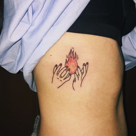 Fireball Tattoo, Ball Tattoo, Filipino Tattoos, Flame Tattoos, O Tattoo, Fire Tattoo, Geniale Tattoos, 1 Tattoo, Small Tattoo