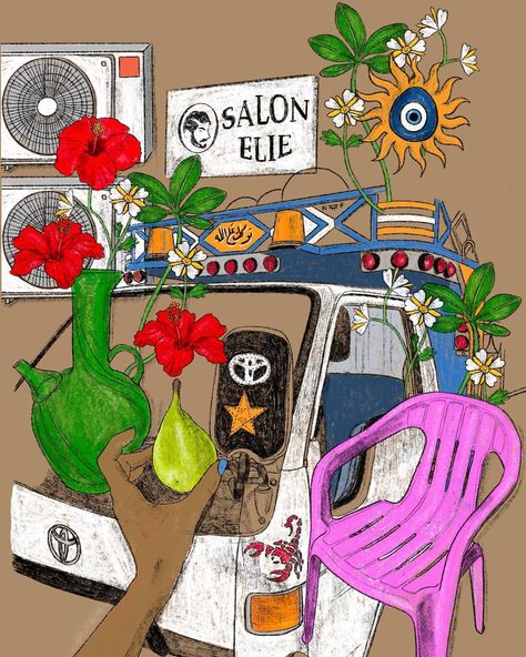 @nouriflayhan shared a photo on Instagram: “Beirut ya Beirut #nourieillustrations” • Apr 22, 2022 at 5:43pm UTC Old Beirut Lebanon Aesthetic, Lebanon Drawing, Lebanon Drawing Ideas, Lebanese Art, Suitcase Design, Lebanese Cuisine, Visual Library, Design Sketchbook, Fashion Design Sketchbook