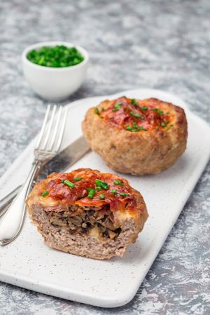 Turkey Burger Bowls Turkey Burger Bowls, Turkey Muffins, Ground Turkey Burgers, Burger Bowls, Toaster Oven Recipes, Sugar Free Ketchup, Turkey Burger, Cooking Spray, Diced Tomatoes