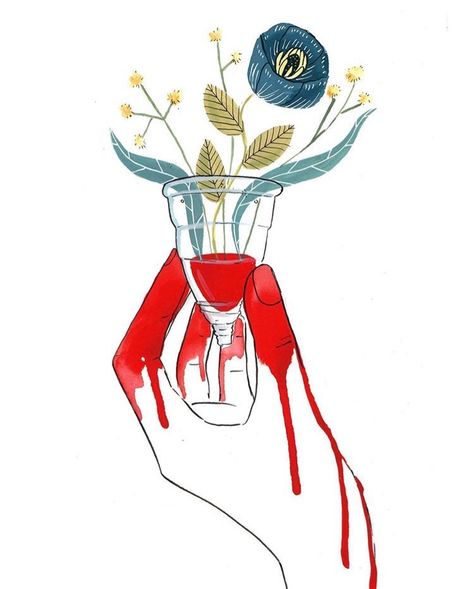 Menstruation Art, Feminism Art, Red Tent, Menstrual Cup, Scary Art, Love Illustration, Feminist Art, Tea Art, Amazing Art Painting