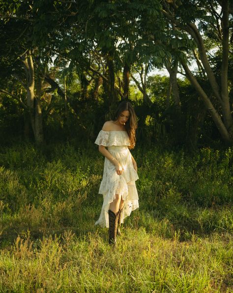 Senior, graduate, Florida, Tampa, beach, coastal, field, farm, cowgirl, boots, dress, dreamy, nostalgic, flowy, Pinterest, aesthetic, love, romantic, Flowy Cowgirl Dress, Romantic Senior Pictures, Flowy Dress Photoshoot With Horse, Cowgirl Boots Dress, Sundress Photoshoot, Long White Flowy Dress, Flowy Dress Aesthetic, Flowy Dress Photoshoot, Dress And Cowgirl Boots