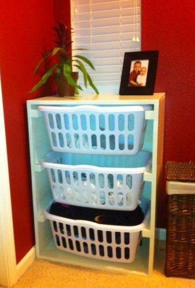 Handy Basket Dresser, Laundry Basket Dresser, Laundry Baskets, Old Dressers, Home Organization Hacks, Boho Home, Cleaning Organizing, My New Room, Organization Hacks