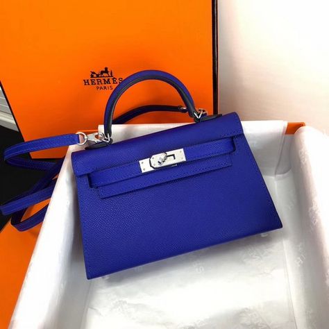 Baddie Bags, Hermes Kelly 25, Hot Handbags, Louis Vuitton Luggage, Mini Kelly, Orange Box, Handbags Collection, Hermes Kelly Bag, Womens Handbags