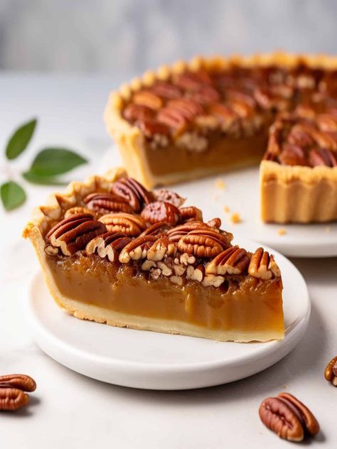 Condensed Milk Pumpkin Pie, Pumpkin Pecan Pie Recipe, Pie With Condensed Milk, Recipe With Condensed Milk, Simple Sweets, Yummy Pie Recipes, Pumpkin Pie Recipe Easy, Perfect Pumpkin Pie, Best Pecan Pie