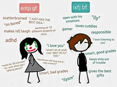 Entp Gf X Infj Bf, Entp Gf, Infj And Entp Couples, Entp Girlfriend, Isfj X Entp, Entp Love, Bf Gf Dynamics, Entp Ships, Entp Aesthetic