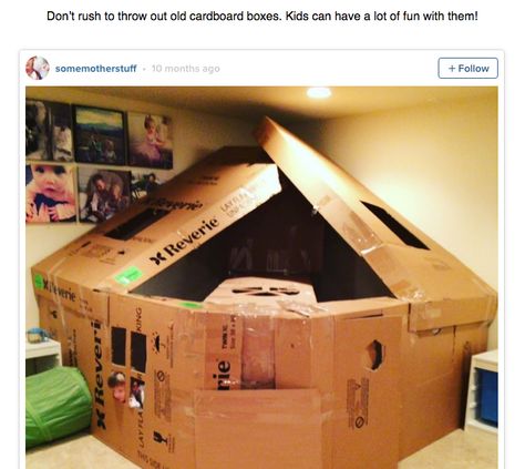 Box Forts, Cardboard Fort, Cardboard Forts, Box Fort, Fort Ideas, Diy Fort, Kids Forts, Cardboard Box Crafts, Blanket Fort