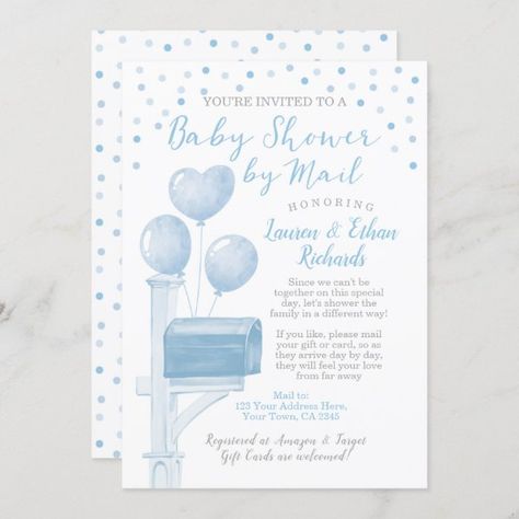 Baby Shower by Mail Invitation Baby Shower By Mail Invitation, Shower By Mail Invitation, Baby Shower By Mail, Shower By Mail, Virtual Baby Shower Invitation, Cheap Baby Shower, Gender Neutral Baby Shower Invitations, Boho Invitations, Target Gift Cards