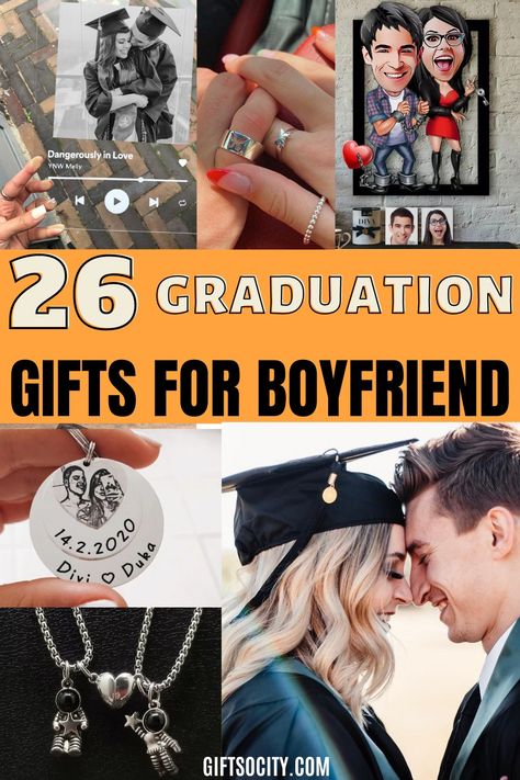 Are you looking for creative graduation gift ideas for your boyfriend for high school or college? Here are 26 cute & sentimental graduation gift ideas your boyfriend will love and appreciate it for the coming years. #graduation #giftsforboyfriend #cute #ideas #grad #sentimental #creative Graduation Presents For Boyfriend, Grad Gifts For Boyfriend, Cute Graduation Gift Ideas, Graduation Gift Ideas For Boyfriend, Graduation Gift For Boyfriend, Graduation Gifts For Boyfriend, Sentimental Graduation Gifts, Homemade Graduation Gifts, Creative Graduation Gifts