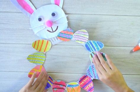 Number Drawings, Big Easter Eggs, Fun Activity For Kids, Making Easter Eggs, Egg Wreath, Crafty Decor, Easter Egg Pattern, Easter Egg Wreath, Cute Easter Bunny