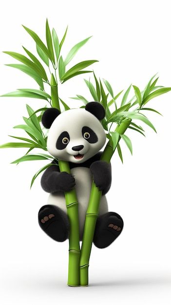 Panda Birthday Theme, Panda With Bamboo, Panda Background, Panda Png, Panda Images, Panda Cartoon, Panda Drawing, Panda Birthday, Bamboo Art