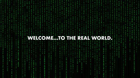 Welcome...To the real world. #wallpaper #matrix #quotes #movies Matrix Real World, Matrix Captions, Matrix Astethic, Matrix Wallpaper Desktop, The Matrix Quotes, Movie Quotes Deep, Matrix Wallpaper, Matrix Aesthetic, Matrix Quotes