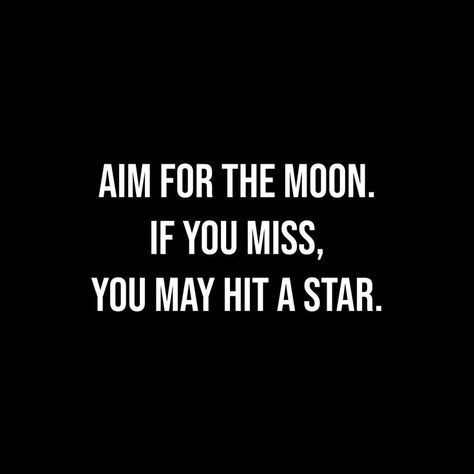 Aim For The Moon Quote, Moon Quotes, Star T Shirt, Self Affirmations, Positive Self Affirmations, Wallpaper Quotes, Miss You, Book Quotes, The Moon