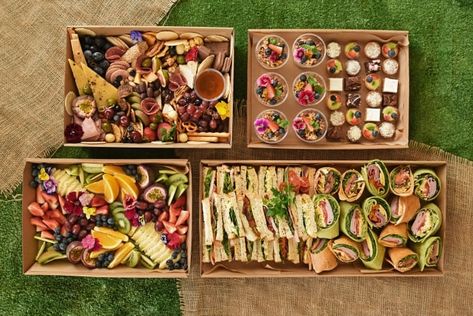 The new ‘in’ place to be seen – Your next corporate lunch! Platter Boxes, Party Food Catering, Food Display Table, My Alter Ego, Graze Box, Food Business Ideas, Catering Display, Food Catering, Diner Recipes