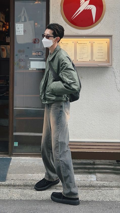 Flight Jacket Outfit, Ma 1 Jacket, Fashion Archive, Fall 24, Ootd Men, Jacket Outfit, Flight Jacket, American Fashion, Fashion Books