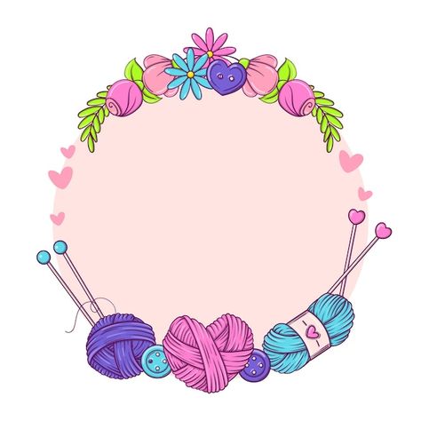 Vetor modelo de banner de círculo para c... | Premium Vector #Freepik #vector #agulha-croche #croche-desenho #croche #bola-la Kids Construction, 3d Paper Flowers, Handmade Logo, Turkey Crafts, Craft Logo, Cool Paper Crafts, Paper Flower Crafts, Ideas Craft, Cute Frames