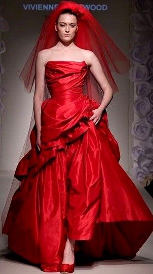 Vivienne Westwood Bridal, Vivienne Westwood Wedding Dress, Vivienne Westwood Wedding, Red Bridal Dress, Red Wedding Dress, Gothic Wedding Dress, Red Wedding Dresses, Gothic Wedding, Gorgeous Gowns