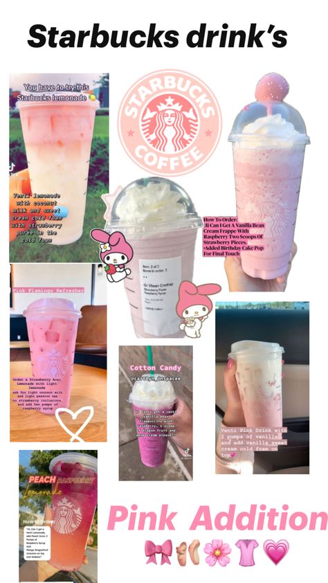 Starbucks Drink Menu, Starbucks Secret Menu Recipes, Starbucks Tea, Fun Drink Recipe, Cold Starbucks Drinks, Starbucks Drinks Diy, Secret Starbucks Recipes, Slushie Recipe, Healthy Starbucks Drinks