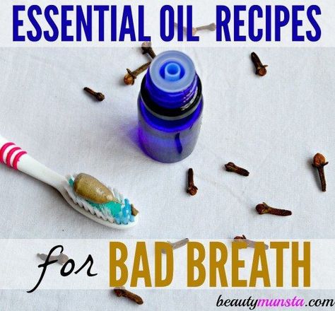 From minty mouthwash to anti-tartar toothpaste, learn how to make your own bad-breath fighting oral care products #badbreath Homemade Mouthwash, Sensitive Teeth Remedy, Bad Breath Remedy, Heal Cavities, Oral Care Routine, Sensitive Teeth, Motivation Fitness, Cosmetic Dentistry, Essential Oil Recipes