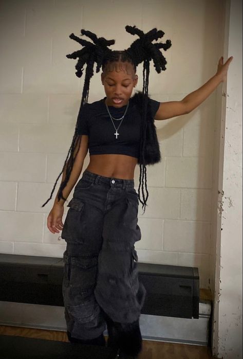 Pretty Locs, Super Cute Hairstyles, Hairstyles Inspiration, Easy Hairdos, Faux Locs Hairstyles, Dreadlock Styles, Short Braids, Inspo Board, Tone Hair