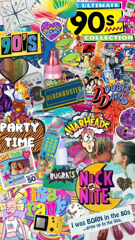 #90s #90skids 90s Nostalgia Wallpaper, 90s Collage, Nostalgia Wallpaper, 90s Food, 2000s Party, English Project, 90s Theme Party, 80s Girl, English Projects